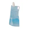 Foldable Light Water Bag Pouch Bladder for Outdoor Activity 1L Blue