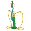 Arab green peacock resin shisha art hookah