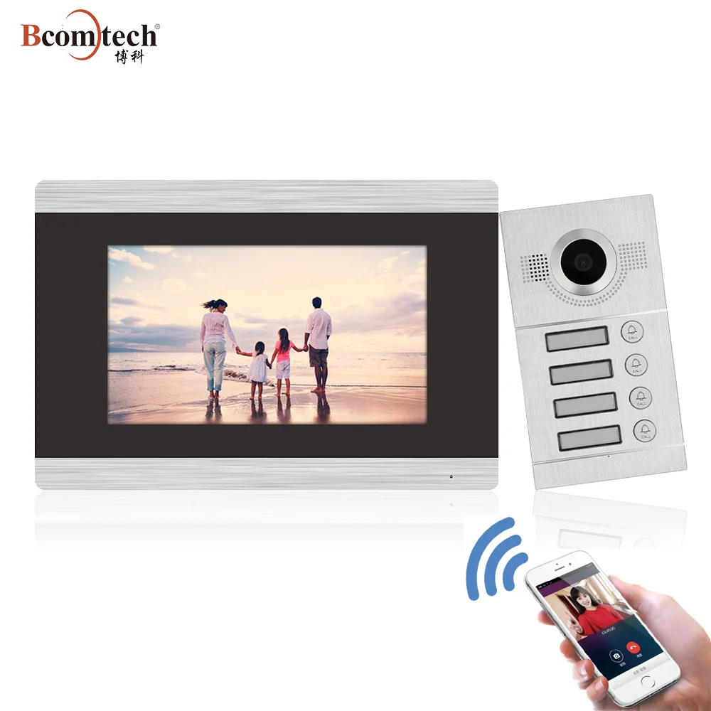 Multi Apartments Building Video Doorbell For 4 Flats Islam Door Bell With Wifi Buy Smart