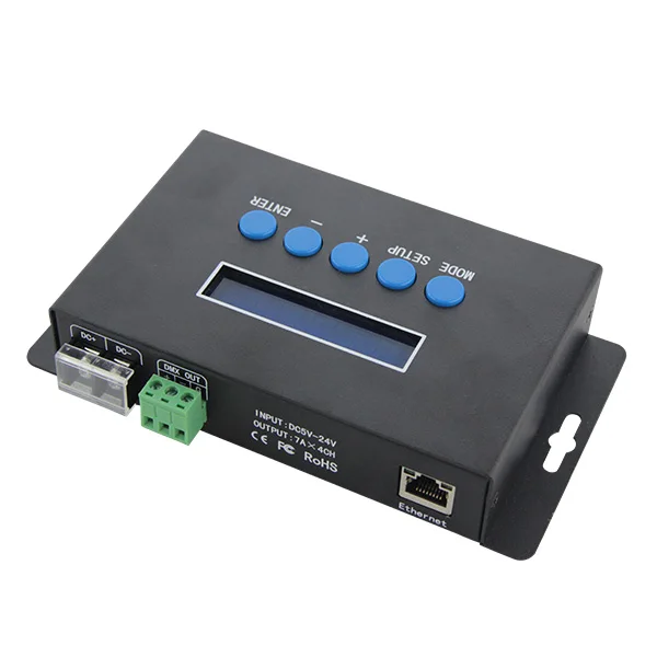 BC-204 4-channel E1.31 artnet to spi led controller ws2812b rgb pixel controller
