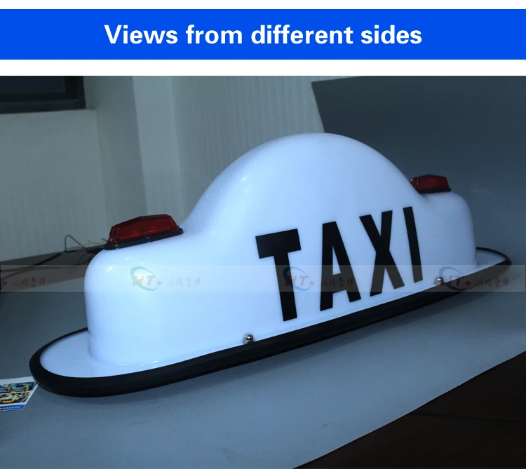 HT manufacturer white small taxi light box