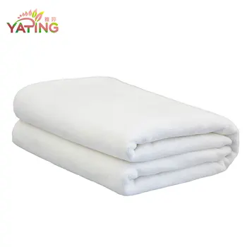 large white bath towels