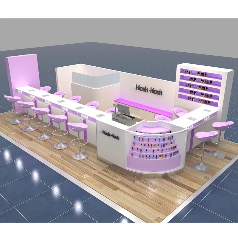 2017 Hot Sale Nail Bar /front Nail Service Table For Beauty Salon Buy