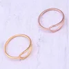Geometric Hollow Stack Minimalist Women Rings Gold Color