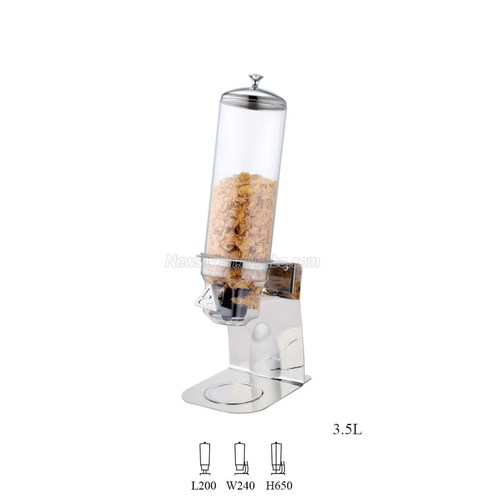 Ecofriendly Acrylic Triple Bulk Dry Food Cereal Dispenser Buy Ecofriendly Acrylic Cereal