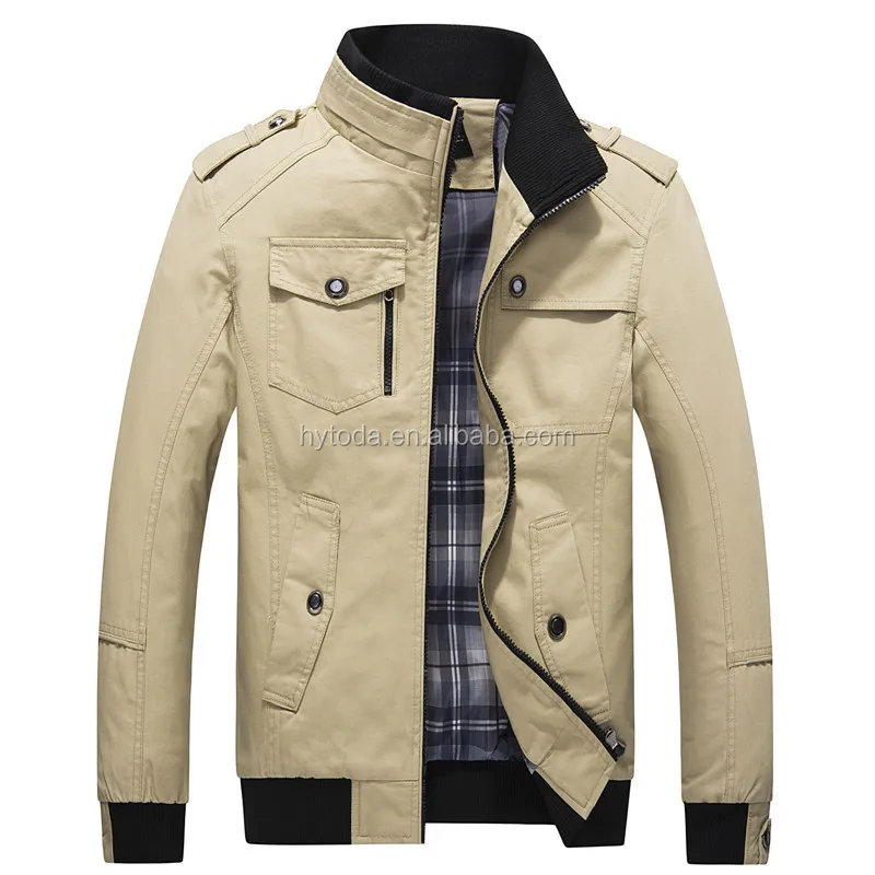 casual stand collar jacket