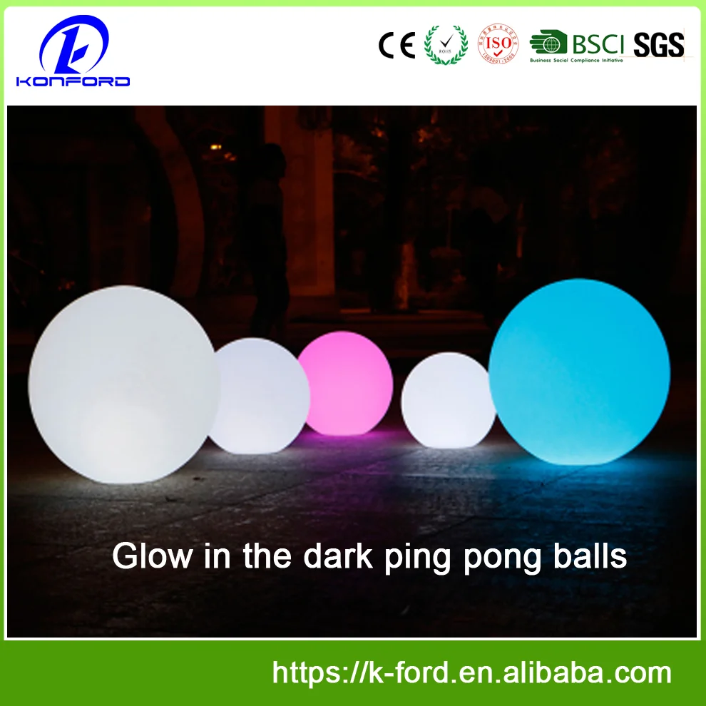 Fashion Sports Goods In China Luminous Ping Pong Balls Glow In The Dark Plastic Balls Buy Glow
