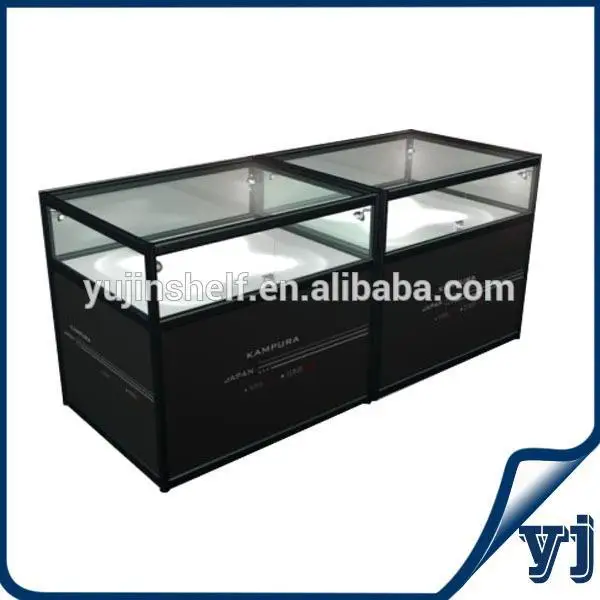 3 Feet Jewelry Shop Display Aluminum Glass Showcase Modern Locking Top Case 3 Feet Jewelry Shop Display Aluminum Glass Showcase Modern Locking Top Case