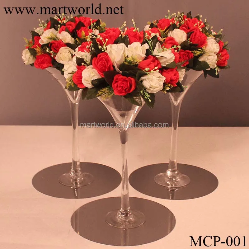 Centre De Table Pour Cocktail,Vase En Verre,Pour Décoration De Mariage,Centre De Table,Vente En