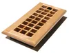 China manufacture Solid wood Custom made overlap floor register