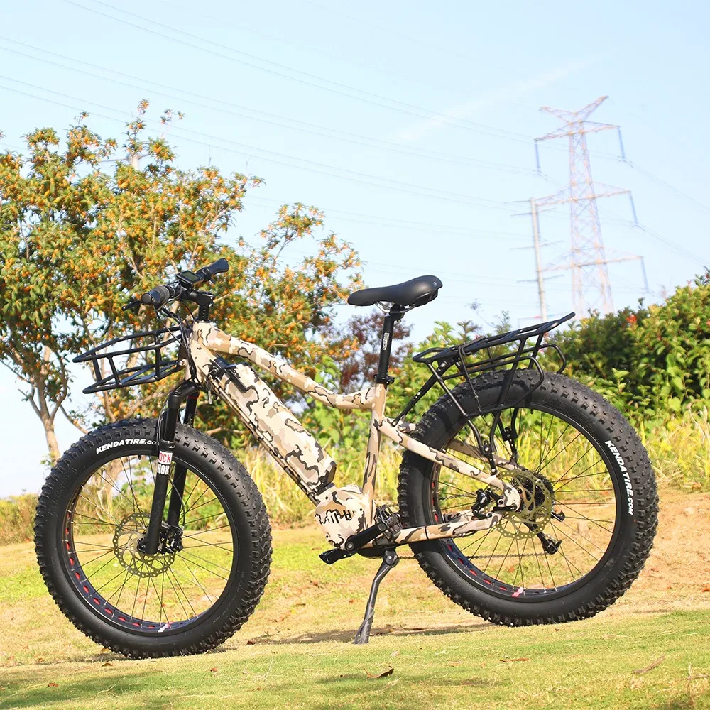 高端大功率 bafang 中驱动电动山地自行车