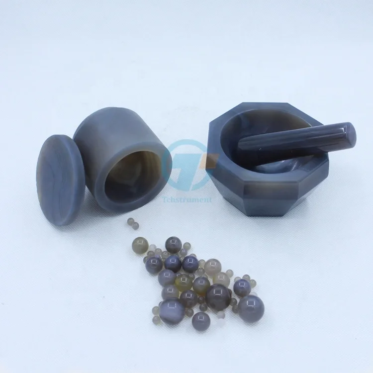 factory price Top A degree Natural Agate Mortar & Pestle 60 - 340mm OD