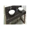 Top Selling Angola Black Granite Countertop Bathroom, Low Price Granite Countertop)