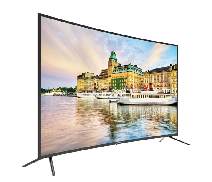Factory Price 50"-75" curved smart tv with wifi