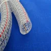 2" large diameter transparent anti static pvc steel wire hose