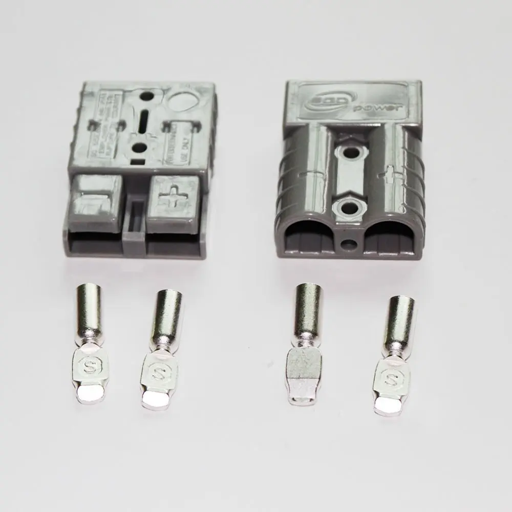 5 pair X-Haibei 10 Battery Quick Connector Kit 50A 8AWG Plug Connect Disconnect Winch Trailer Black