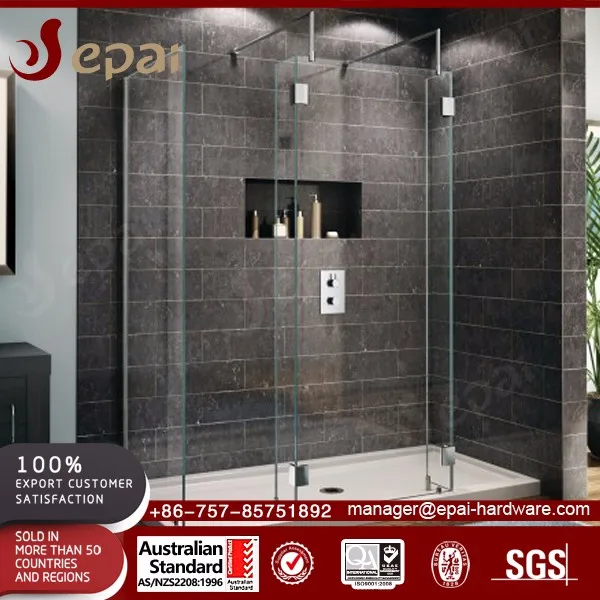 Wholesale supply stainless steel glass shower fitting stool in china.jpg