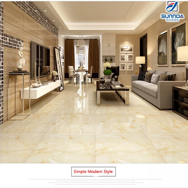 60x60 Beige Marble Design Glossy Rectified Ceramic Glazed Polished 60x60 Beige Marble Design Glossy