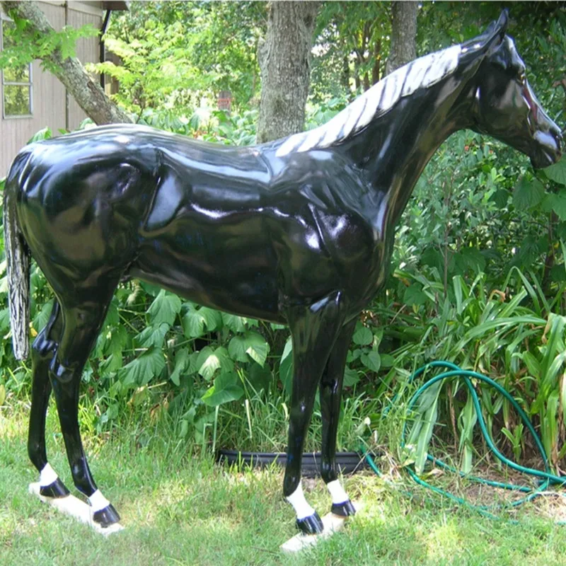 Outdoor Decoration Life Size Fiberglass Animals For Garden Buy Life