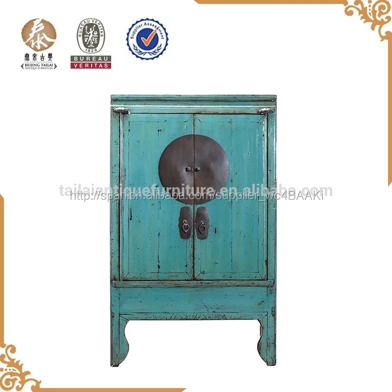 Rojo chino antiguo gabinete de la boda/armario-Armarios y baúles para