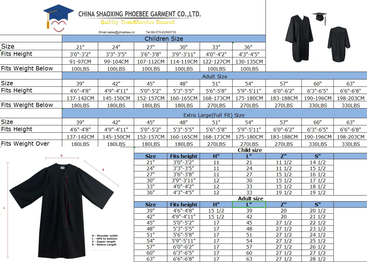 Hot Sell Blue Matte Graduation Gown And Cap - Buy Graduation Gown,Black ...