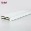 China Factory Supply Germany Imported Material UPVC Square Two Channel Profile