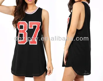 female basketball jersey dress