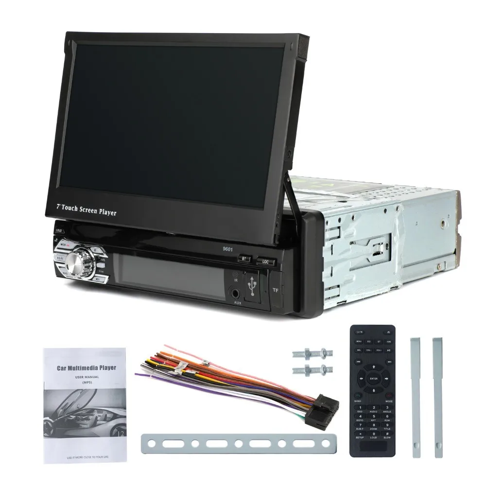 Cl9601 Car Dvd Player Single Din 7inch Touch Screen Can Make Mp5/dvd