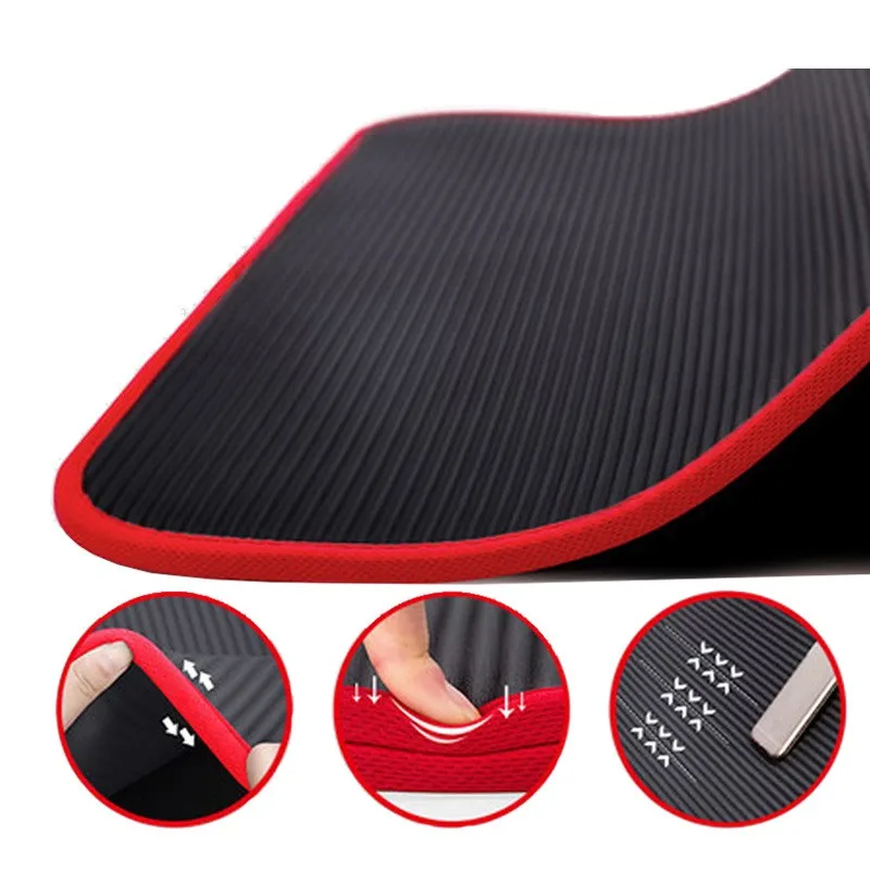 10mm Extra Thick 183cmx61cm High Quality Nrb Nonslip Yoga Mats For