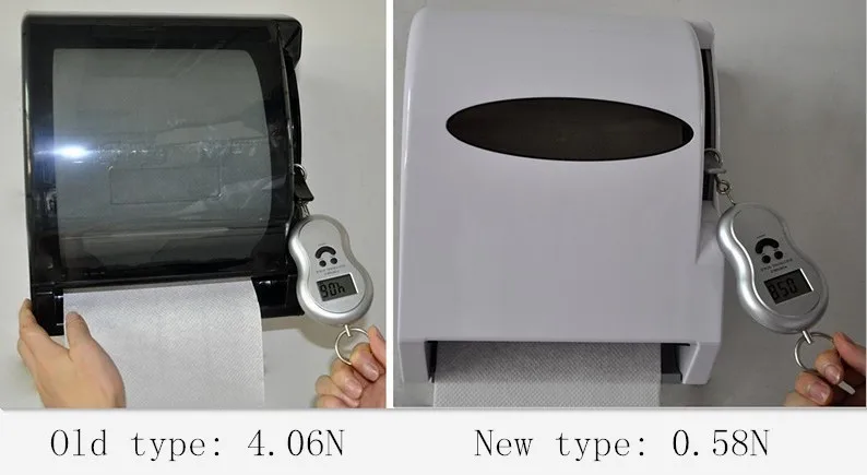 Lever action tissue dispenser,jumbo roll manual hand paper towel dispenser