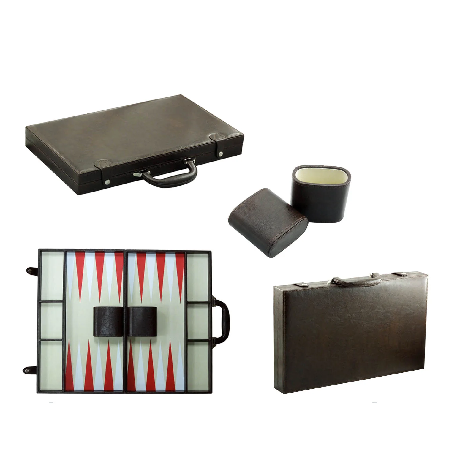 Custom handmade luxury best professional personalized travel magnetic faux suede antique backgammon sets