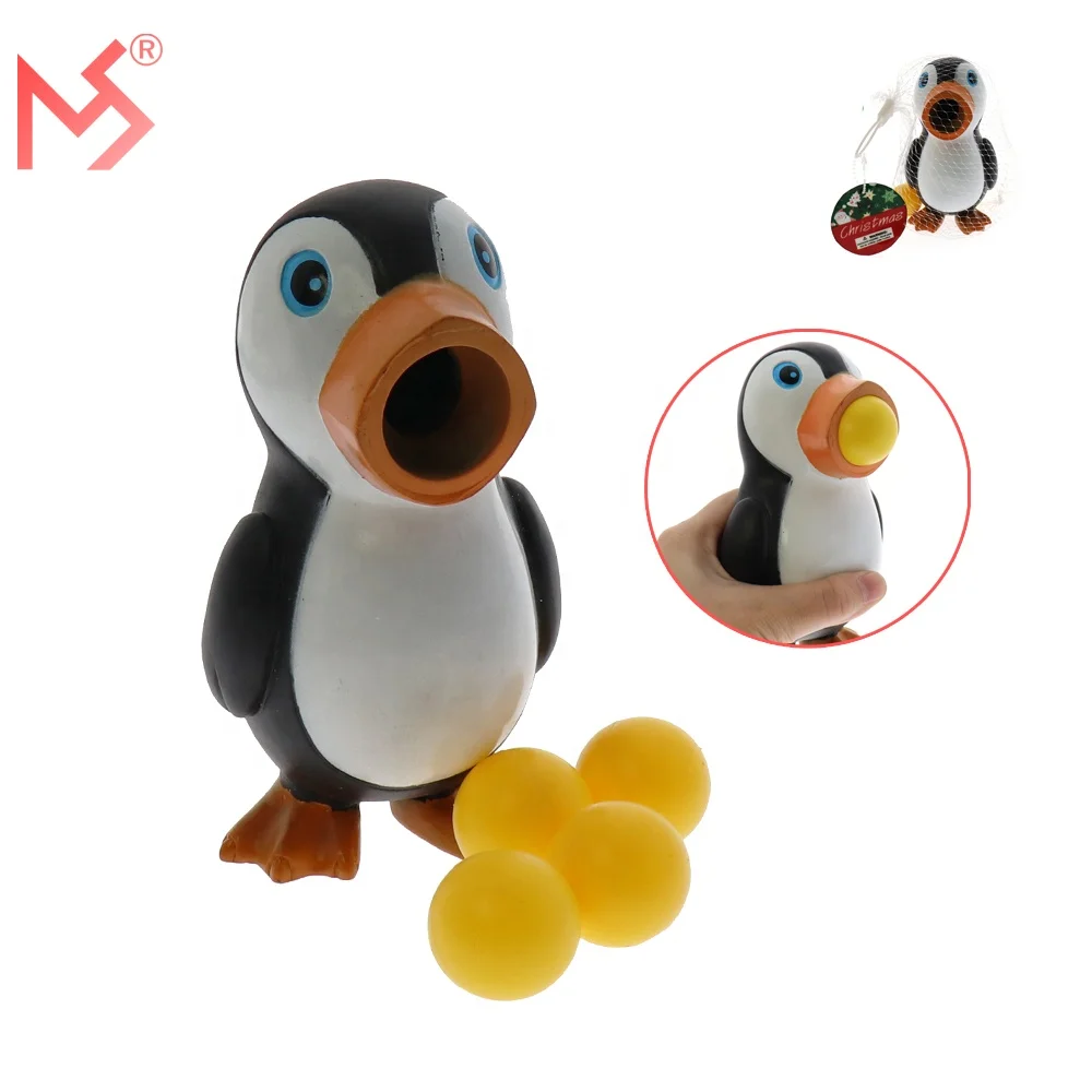 Animal Penguin Soft Ball Rubber Popper Toy For Christmas - Buy Rubber ...