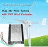 AC 48V wind charger controller 1000W 1KW wind turbines generator 3 blades horizontal windmill AC generator