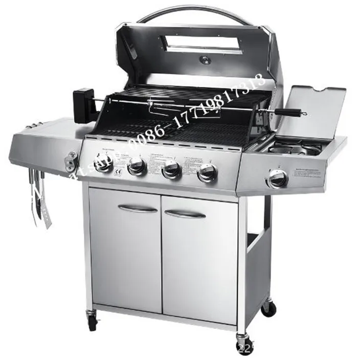 Restaurant Outdoor Smokeless Commercial Automatic Rotating Charcoal Bbq