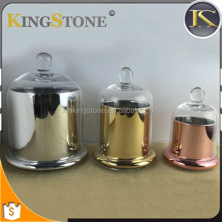Candles Featuring Stunning Glass Dome Lids Available In