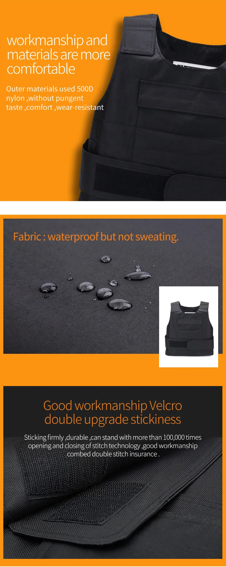 Bucksgear Level 5 Military Bulletproof Army Combat Body Armor Vest