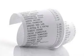 cash register roll