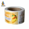 ZOZZN Custom Printed Waterproof Roll Adhesive Bottle Label Printing, Self Adhesive Bottle Labels