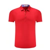 2018 guangzhou clothes factory produce high quality embroidery logo red custom polo shirts no minimum