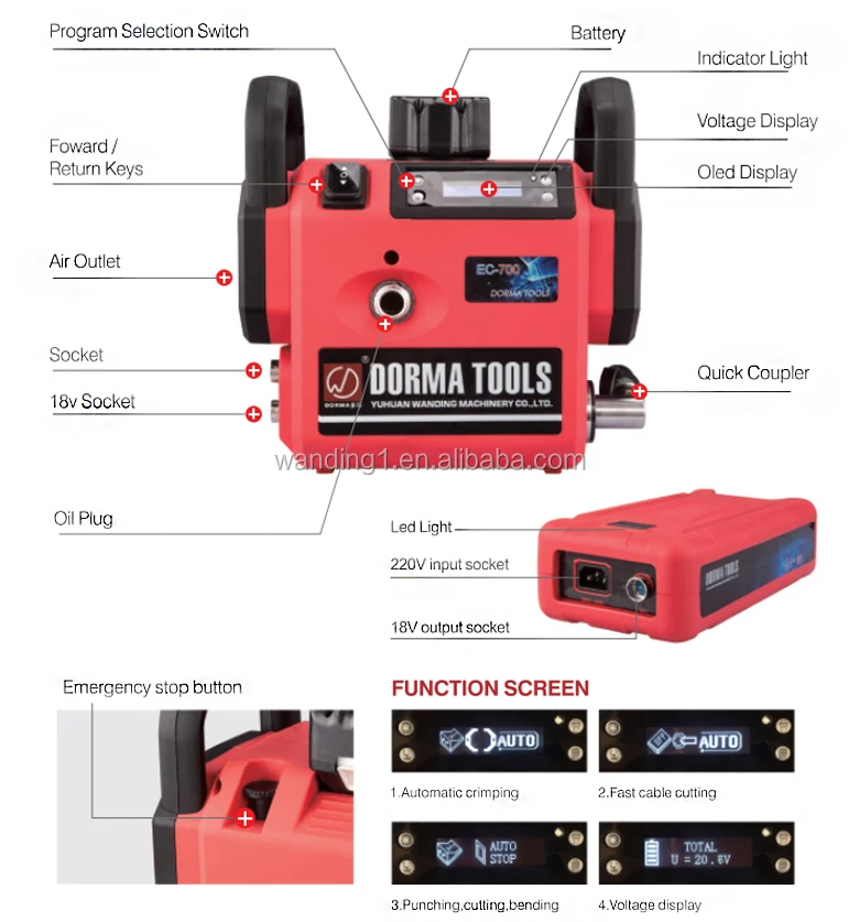 High Quality China EC-700 Standard Battery Rescue Mute Pump