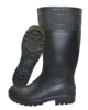 high quality safety steel toe and steel plate PVC gum boots