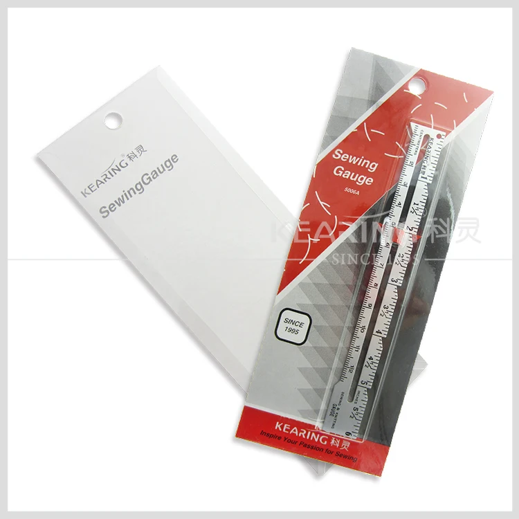 Dobladillo costura Calibre De Aluminio