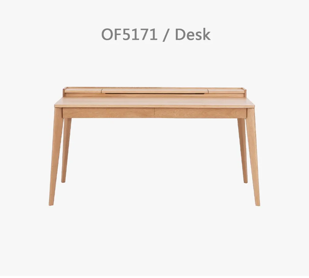 Hanm Best Sale Modern Office Desk Solid Wood Home Furniture Wooden