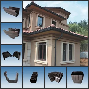 China Decorative Plastic Gutters China Decorative Plastic Gutters