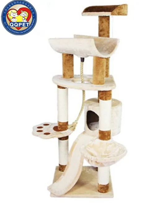 Домик fauna int когтеточка shantal (54x54 x39) бежево/коричневая для кошек (9327975026837)
