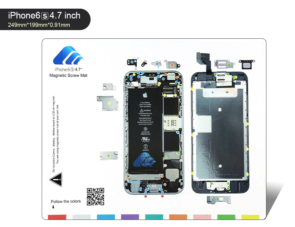 iPhone 8 Magnetic Screw Mat