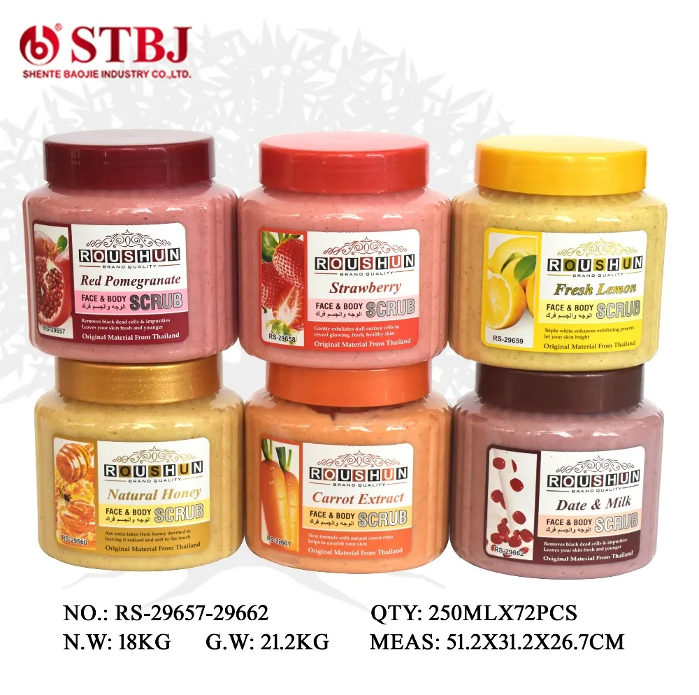 face and body scrub