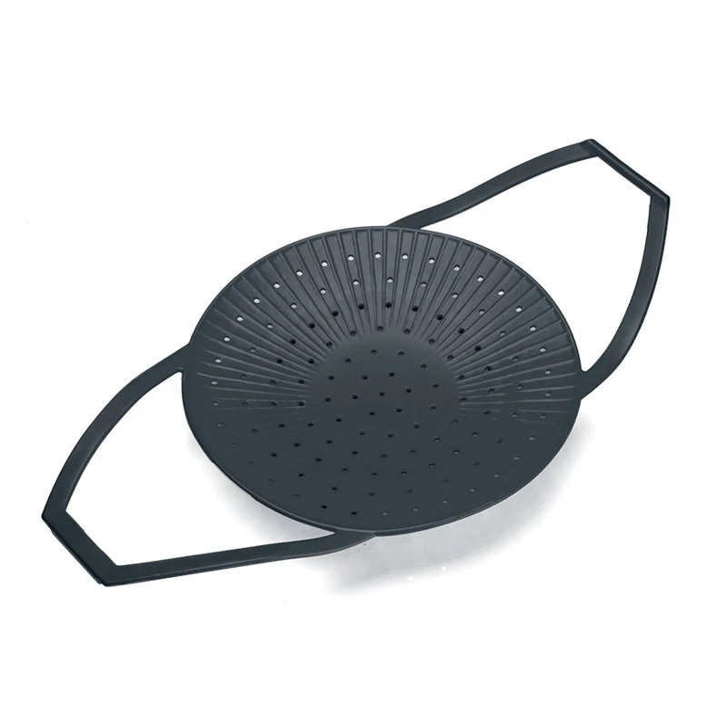 Heat Resistant Premium Silicone Vegetable Steamer Basket/plastic