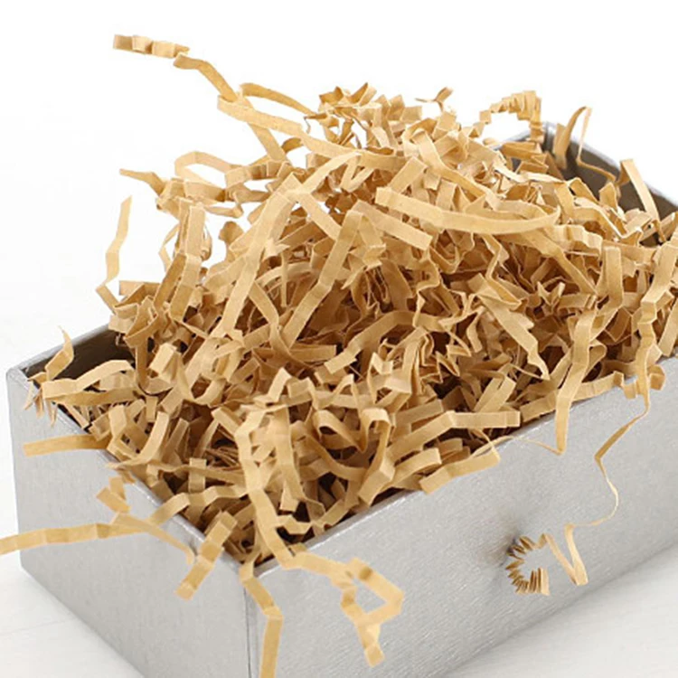 50g/bag Shredded Paper Packaging Crinkle Film Box Filler Decoration