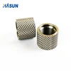 Precision Custom cnc turning parts Part Knurled Embossing Thread Nut
